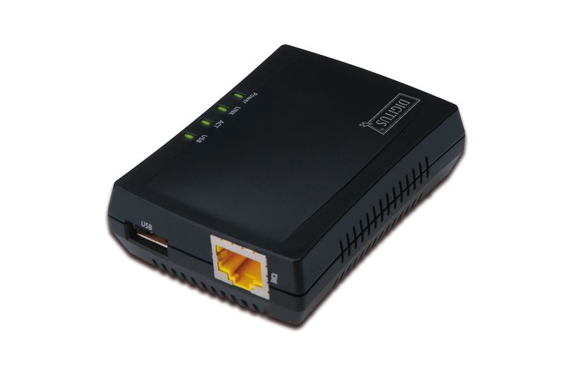 Switch Digitus Multifunction USB Network Server, 1-port Switch Digitus Multifunction USB Network Server, 1-port