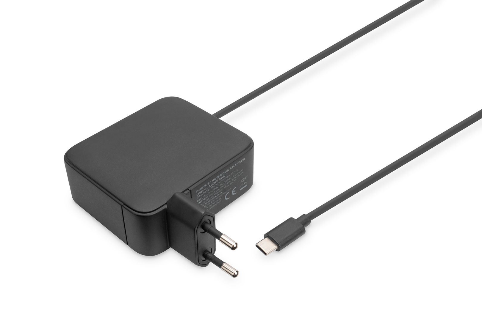 Notebook kiegészítő Digitus Notebook charger USB-C 100W GaN Power Supply PD 3.0 Black Notebook kiegészítő Digitus Notebook charger USB-C 100W GaN Power Supply PD 3.0 Black