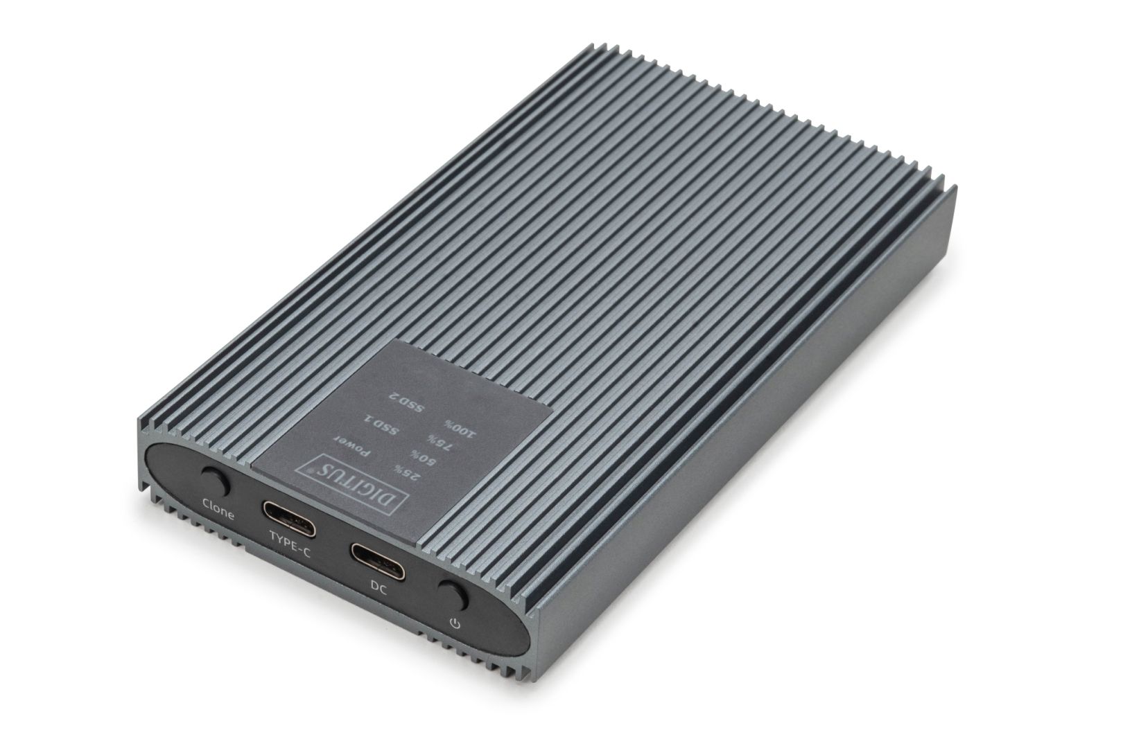 Mobilrack / Beépítő keret Digitus NVMe Clonestation NVMe 20Gbits USB3.2 Gen2 Aluminium Mobilrack / Beépítő keret Digitus NVMe Clonestation NVMe 20Gbits USB3.2 Gen2 Aluminium