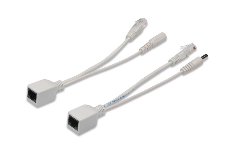 Hálózati eszközök Digitus DN-95001 PoE adapter Fast Ethernet White
