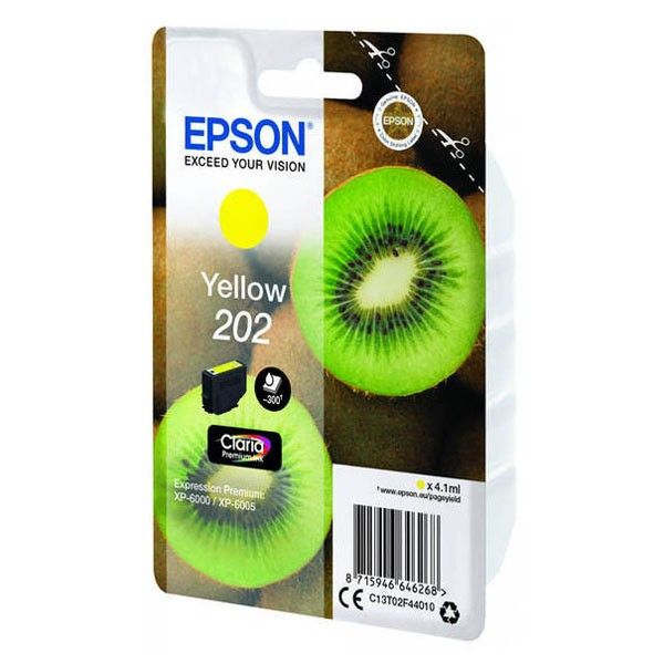 Epson T02F4 (202) Yellow tintapatron Epson T02F4 (202) Yellow tintapatron
