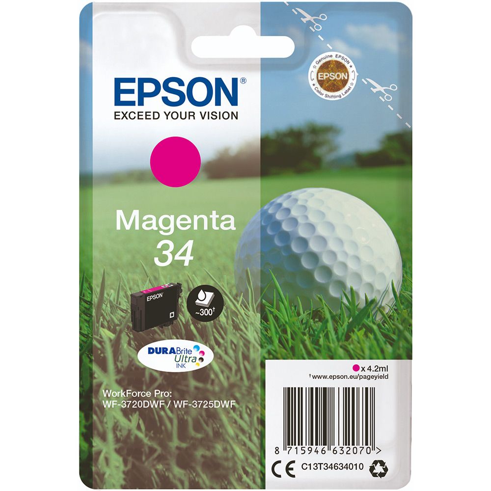 Epson T3463 (34) Magenta tintapatron Epson T3463 (34) Magenta tintapatron