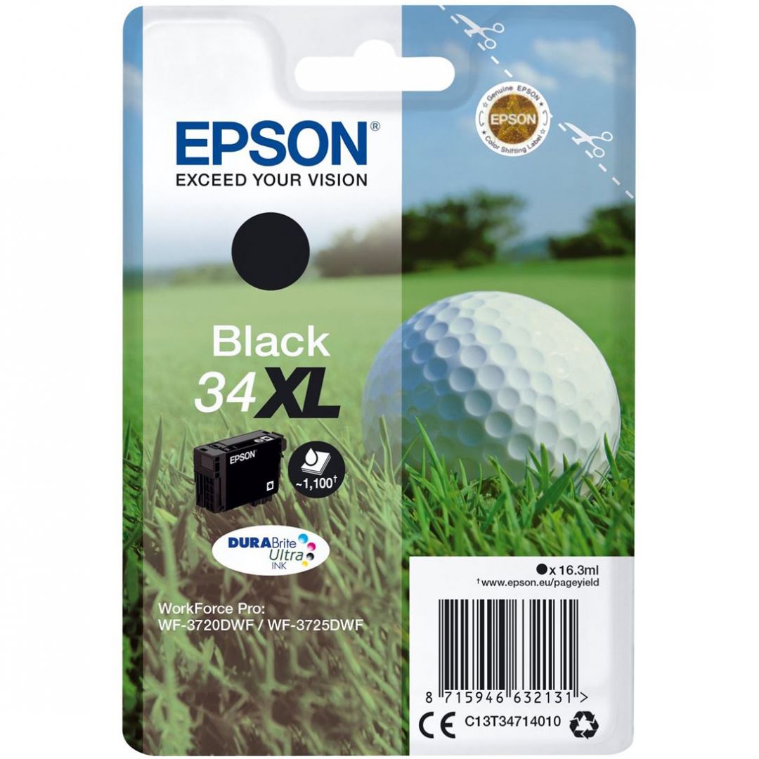 Epson T3471 (34XL) Black tintapatron Epson T3471 (34XL) Black tintapatron