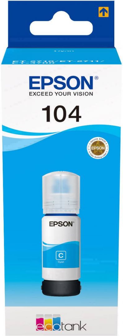 Epson EcoTank 104 Cyan tintapatron Epson EcoTank 104 Cyan tintapatron