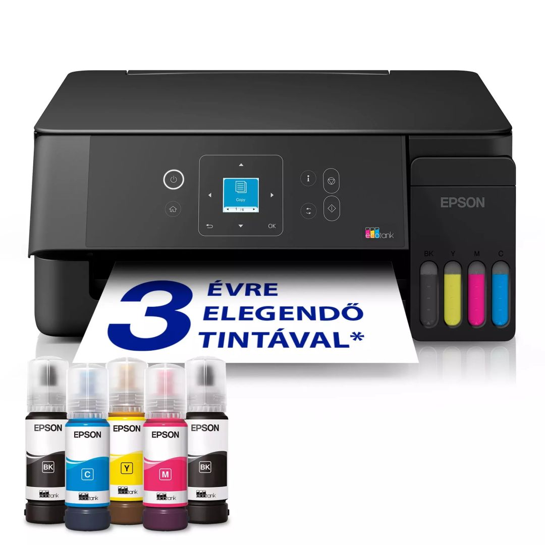 Multifunkciós nyomtató Epson EcoTank L3362W Wireless Tintasugaras Nyomtató/Másoló/Scanner