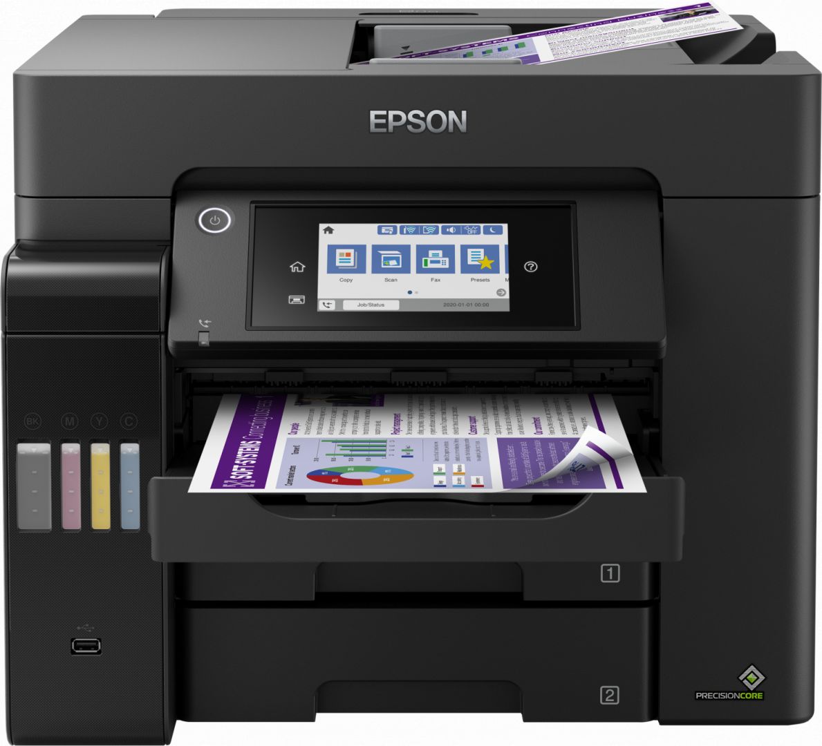 Multifunkciós nyomtató Epson EcoTank L6570 Wireless Tintasugaras Nyomtató/Másoló/Scanner/Fax Multifunkciós nyomtató Epson EcoTank L6570 Wireless Tintasugaras Nyomtató/Másoló/Scanner/Fax