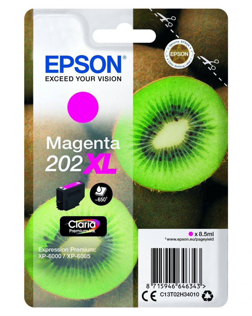 Epson T02H3 (202XL) Magenta tintapatron Epson T02H3 (202XL) Magenta tintapatron