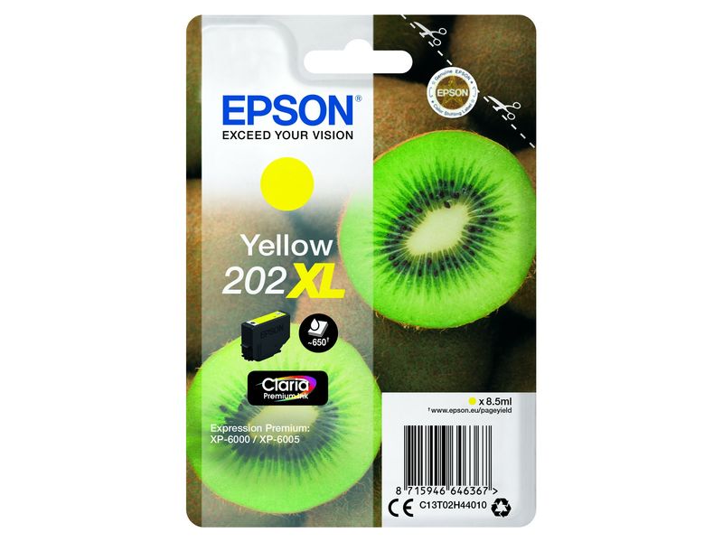 Epson T02H4 (202XL) Yellow tintapatron Epson T02H4 (202XL) Yellow tintapatron