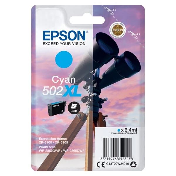 Epson T02W2 (502XL) Cyan tintapatron Epson T02W2 (502XL) Cyan tintapatron