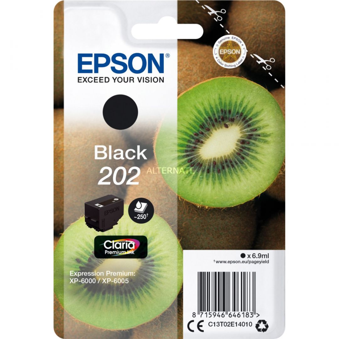 Epson T02E1 (202) Black tintapatron Epson T02E1 (202) Black tintapatron