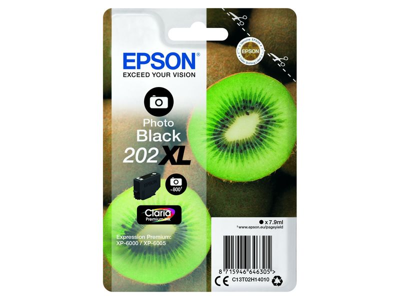 Epson T02H1 (202XL) Photo Black tintapatron Epson T02H1 (202XL) Photo Black tintapatron