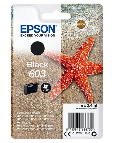 Epson T03U1 (603) Black tintapatron Epson T03U1 (603) Black tintapatron