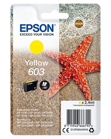Epson T03U4 (603) Yellow tintapatron Epson T03U4 (603) Yellow tintapatron