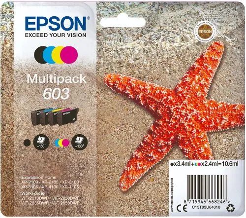 Epson T03U6 (603) Multipack tintapatron Epson T03U6 (603) Multipack tintapatron