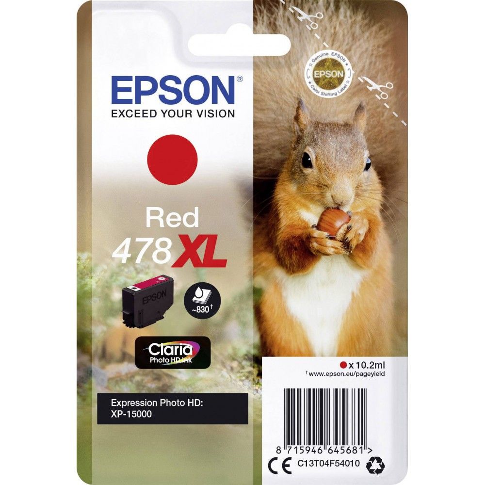 Epson T04F5 (478XL) Red tintapatron Epson T04F5 (478XL) Red tintapatron
