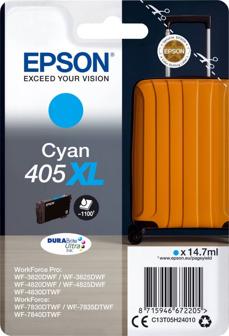 Epson T05H2 (405XL) Cyan tintapatron Epson T05H2 (405XL) Cyan tintapatron