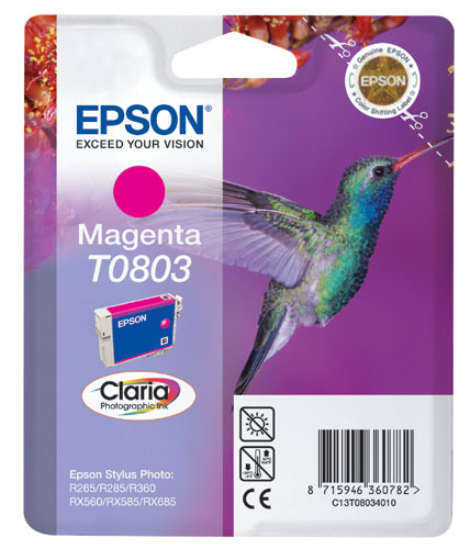 Epson T0803 Magenta tintapatron Epson T0803 Magenta tintapatron