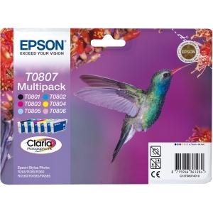 Epson T0807 Multipack tintapatron Epson T0807 Multipack tintapatron