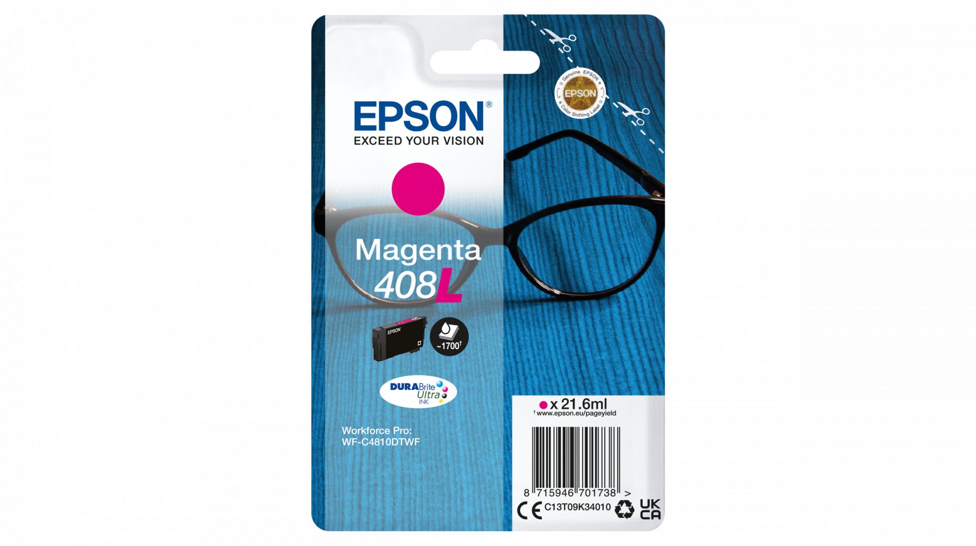 Epson T09K3 (408L) Magenta Epson T09K3 (408L) Magenta