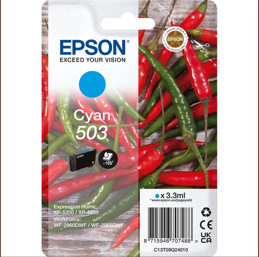 Epson T09Q2 (503) Cyan tintapatron Epson T09Q2 (503) Cyan tintapatron
