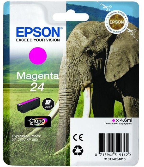 Epson T2423 (24) Magenta tintapatron Epson T2423 (24) Magenta tintapatron