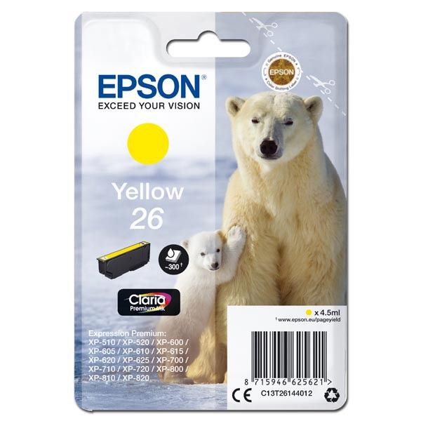 Epson T2614 (26) Yellow tintapatron Epson T2614 (26) Yellow tintapatron