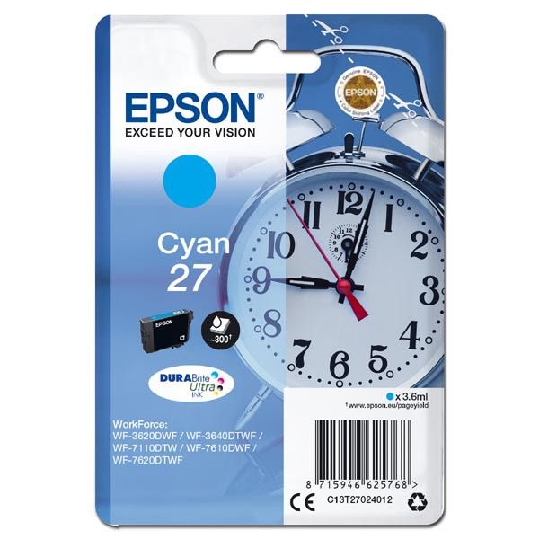 Epson T2702 (27) Cyan tintapatron Epson T2702 (27) Cyan tintapatron