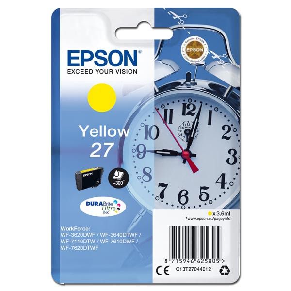 Epson T2704 (27) Yellow tintapatron Epson T2704 (27) Yellow tintapatron
