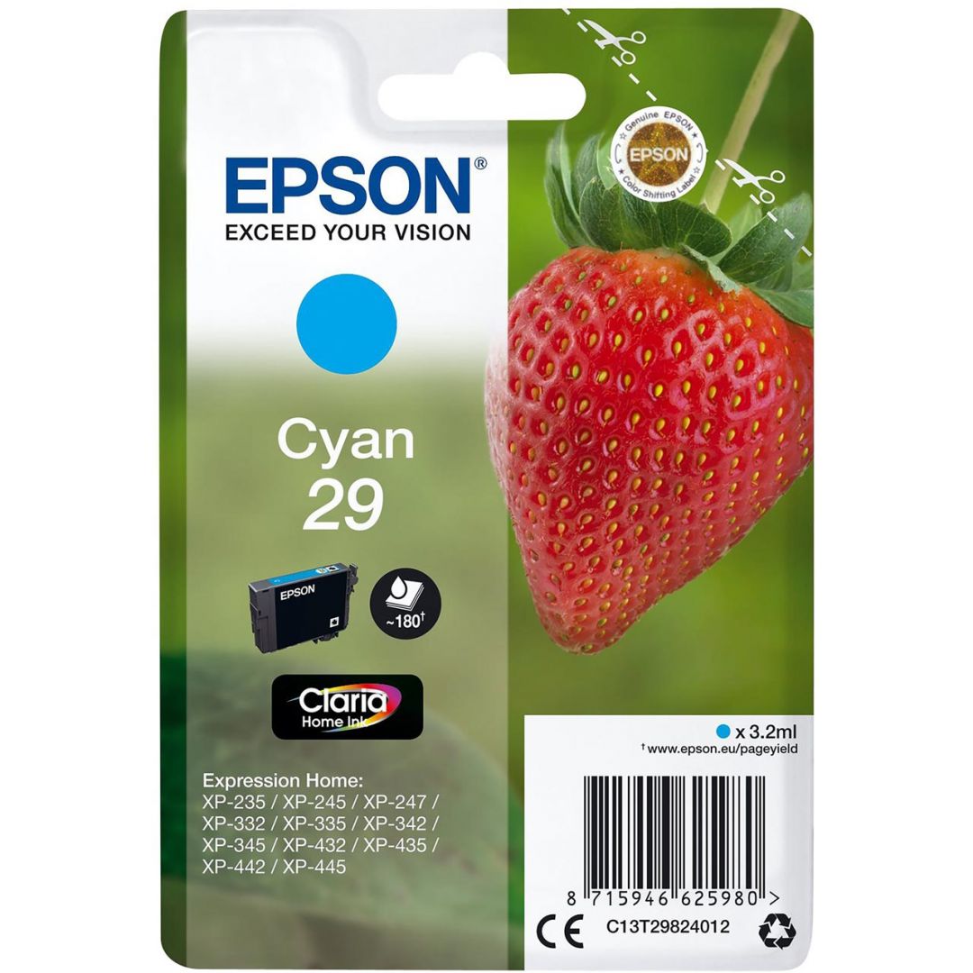 Epson T2982 (29) Cyan tintapatron Epson T2982 (29) Cyan tintapatron