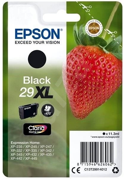 Epson T2991 (29XL) Black tintapatron Epson T2991 (29XL) Black tintapatron