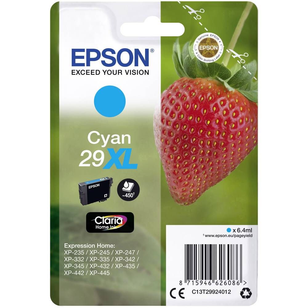 Epson T2992 (29XL) Cyan Epson T2992 (29XL) Cyan