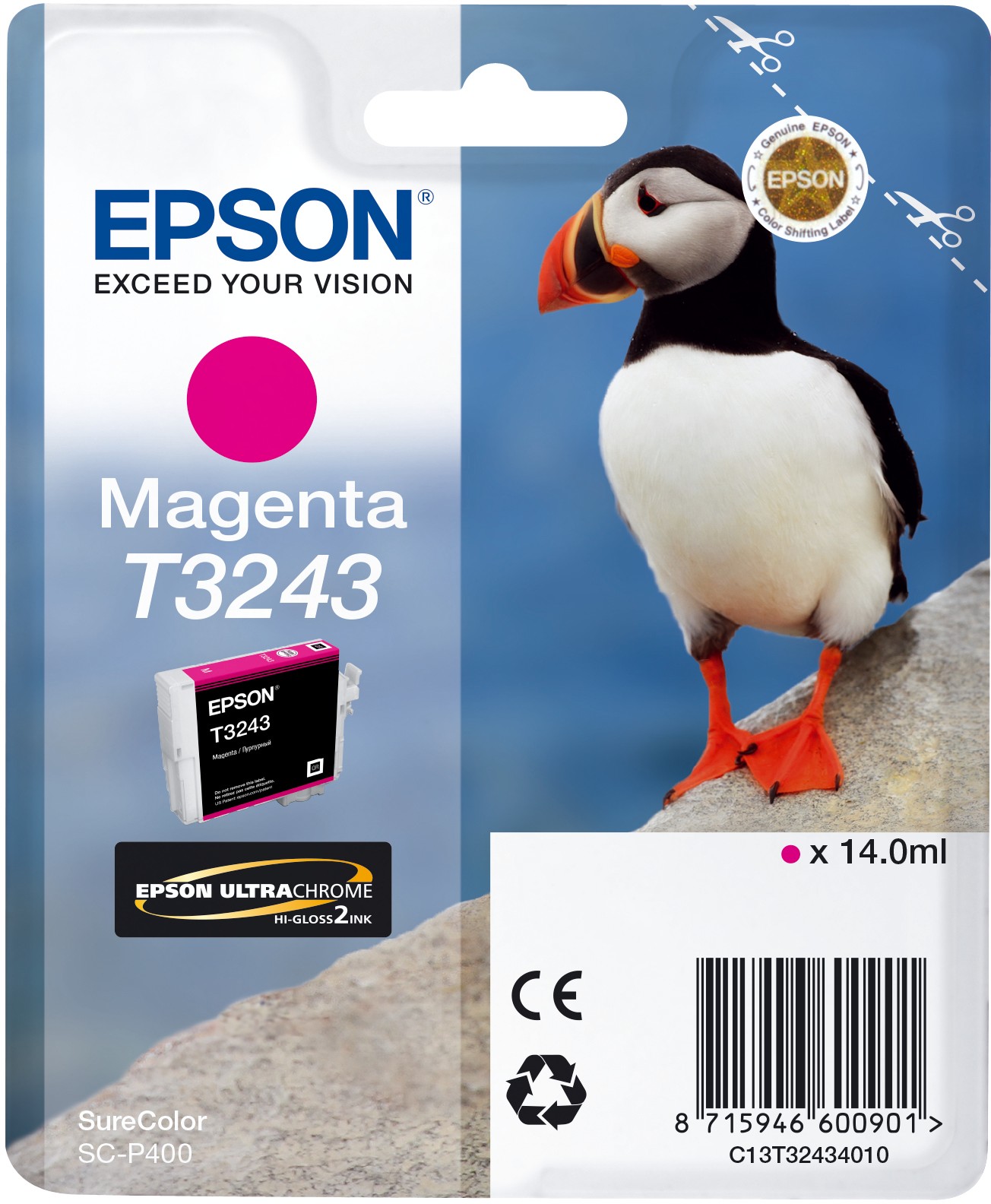 Epson T3243 Magenta tintapatron Epson T3243 Magenta tintapatron