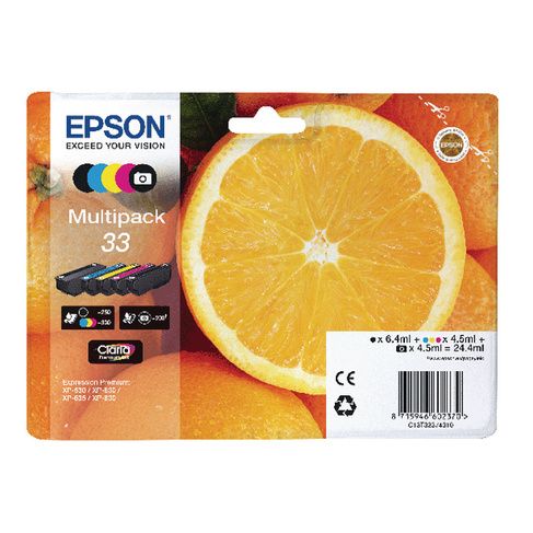 Epson T3337 (33) Multipack tintapatron Epson T3337 (33) Multipack tintapatron