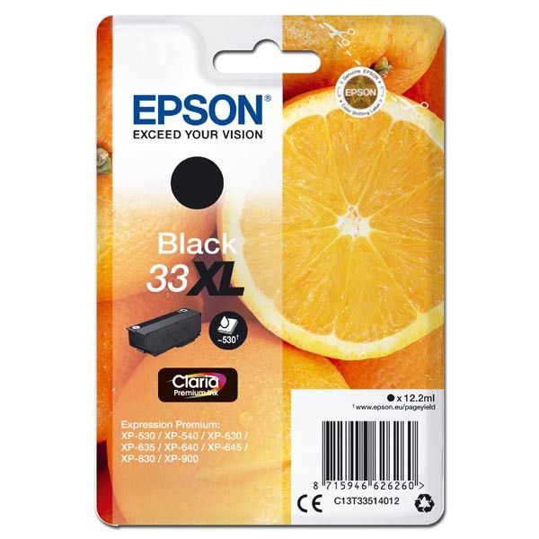 Epson T3351 (33XL) Black tintapatron Epson T3351 (33XL) Black tintapatron