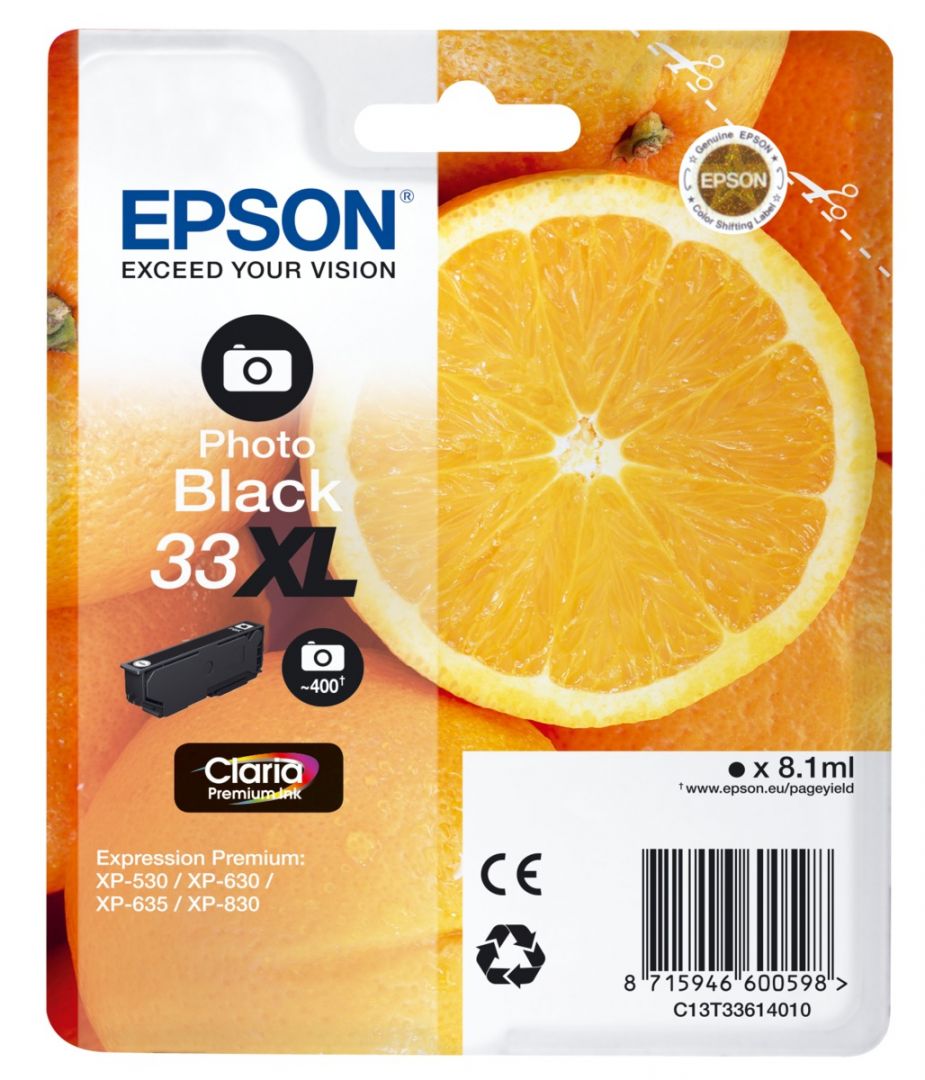 Epson T3361 (33XL) Photo Black Epson T3361 (33XL) Photo Black