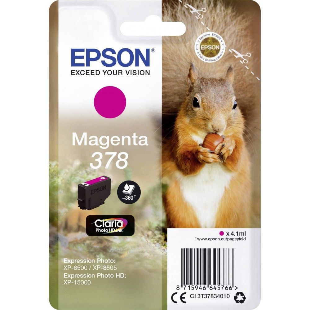 Epson T3783 (378) Magenta tintapatron Epson T3783 (378) Magenta tintapatron