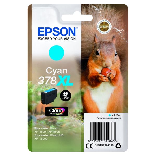 Epson T3792 (378XL) Cyan tintapatron Epson T3792 (378XL) Cyan tintapatron