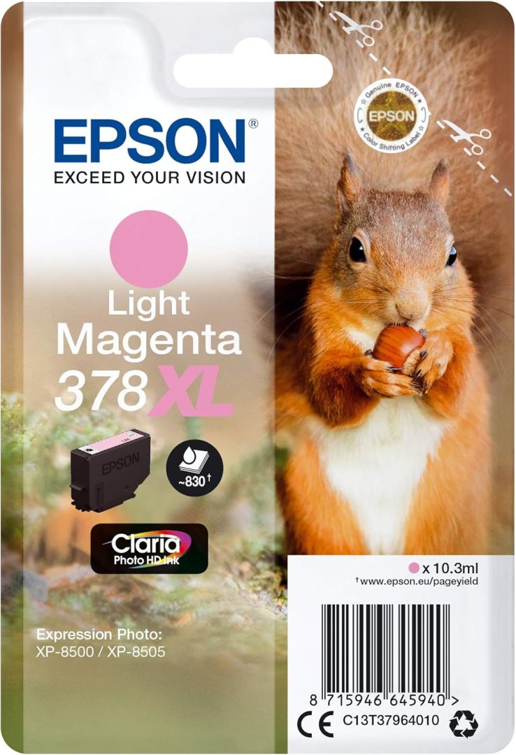 Epson T3796 (378XL) Light Magenta tintapatron Epson T3796 (378XL) Light Magenta tintapatron