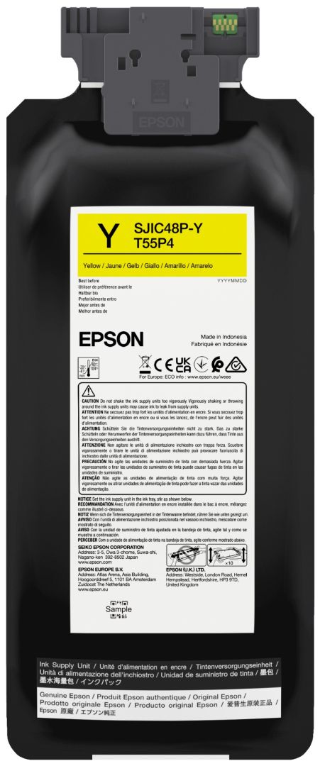 Epson T55P4 Yellow tintapatron Epson T55P4 Yellow tintapatron