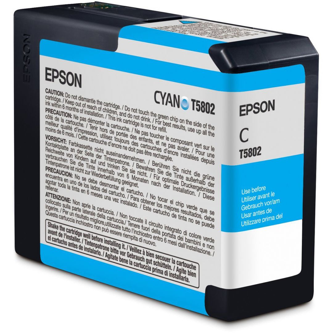 Epson T5802 Cyan tintapatron Epson T5802 Cyan tintapatron