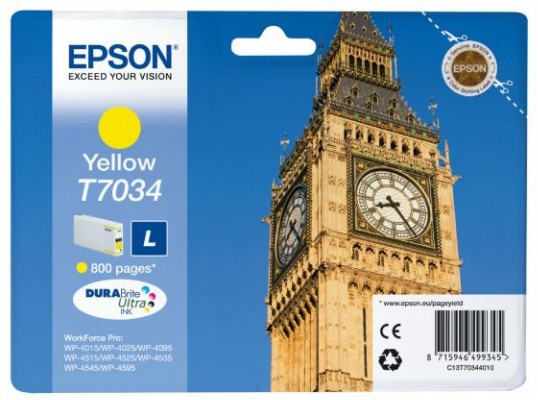 Epson T7034 Yellow Epson T7034 Yellow