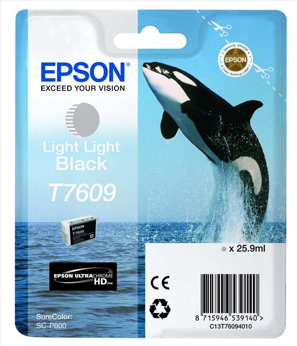 Epson T7609 Light Light Black tintapatron Epson T7609 Light Light Black tintapatron