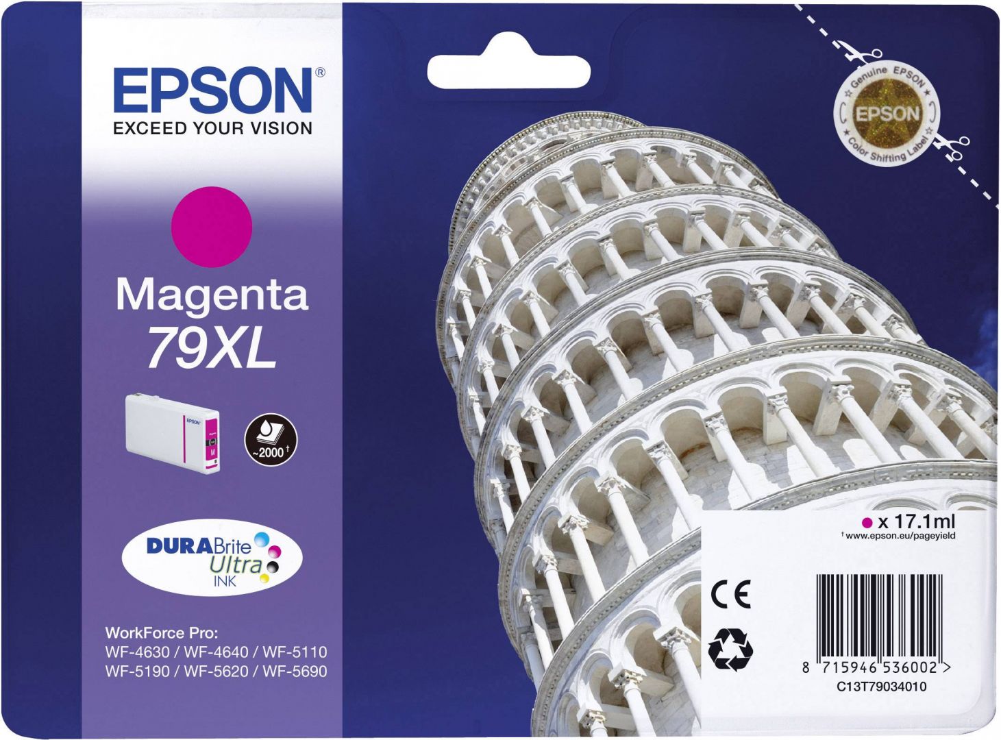 Epson T7903 (79XL) Magenta Epson T7903 (79XL) Magenta