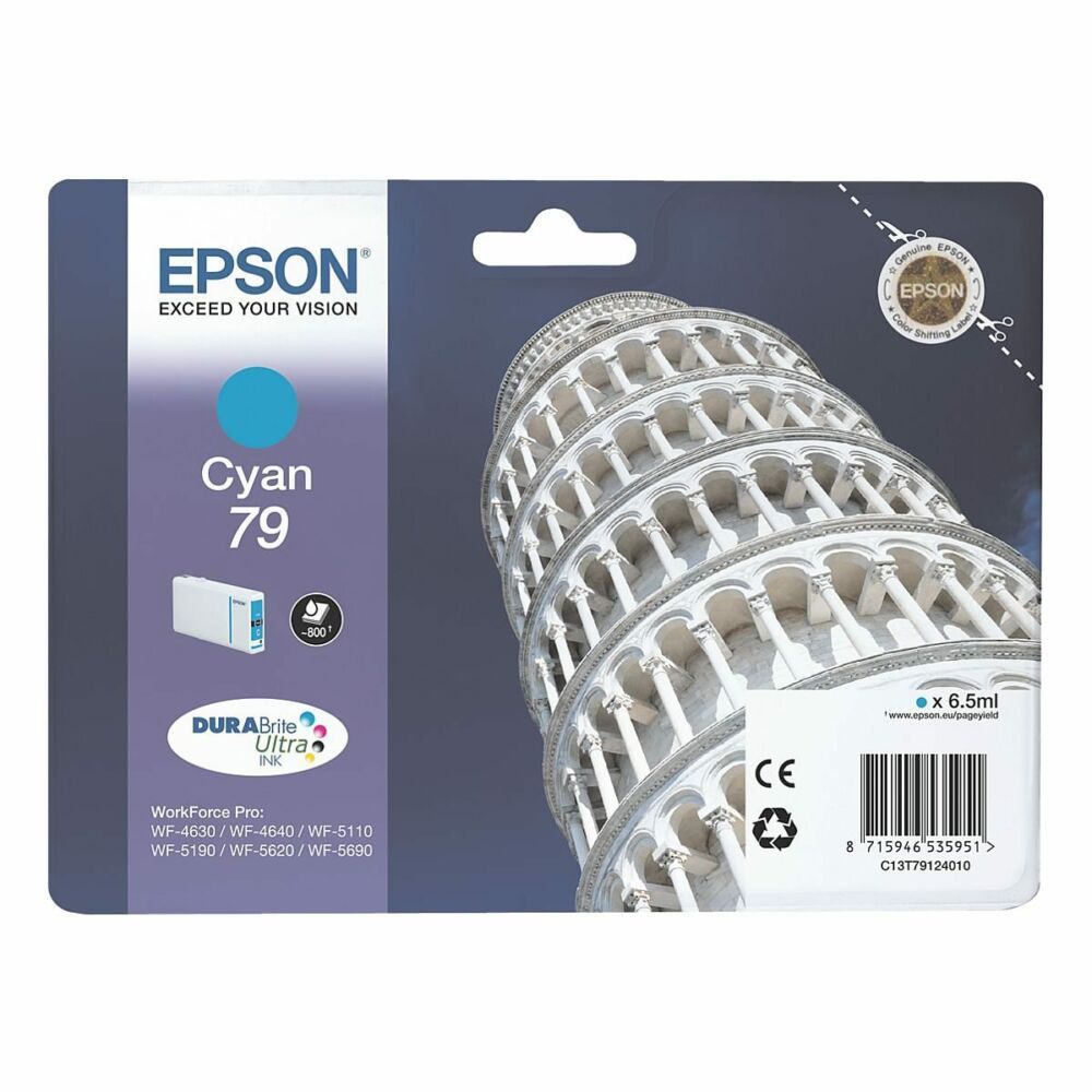 Epson T7912 (79) Cyan tintapatron Epson T7912 (79) Cyan tintapatron