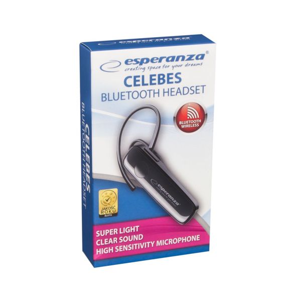 Esperanza Celebes Bluetooth Headset Black Esperanza Celebes Bluetooth Headset Black