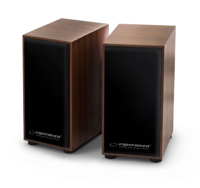 Hangszóró Esperanza EP122 Folk Stereo speakers 2.0 Wood Hangszóró Esperanza EP122 Folk Stereo speakers 2.0 Wood