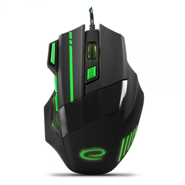Esperanza MX201 Wolf Gamer mouse Black/Green Esperanza MX201 Wolf Gamer mouse Black/Green