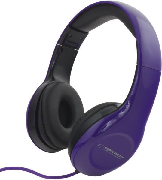 Esperanza Soul Stereo Audio Headphones Violet Esperanza Soul Stereo Audio Headphones Violet