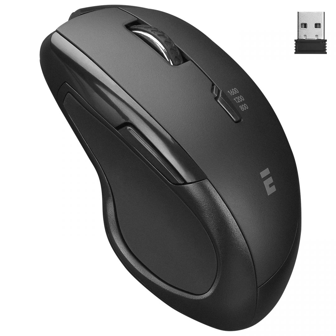 Egér Everest SM-32BT Optical Wireless Mouse Black Egér Everest SM-32BT Optical Wireless Mouse Black
