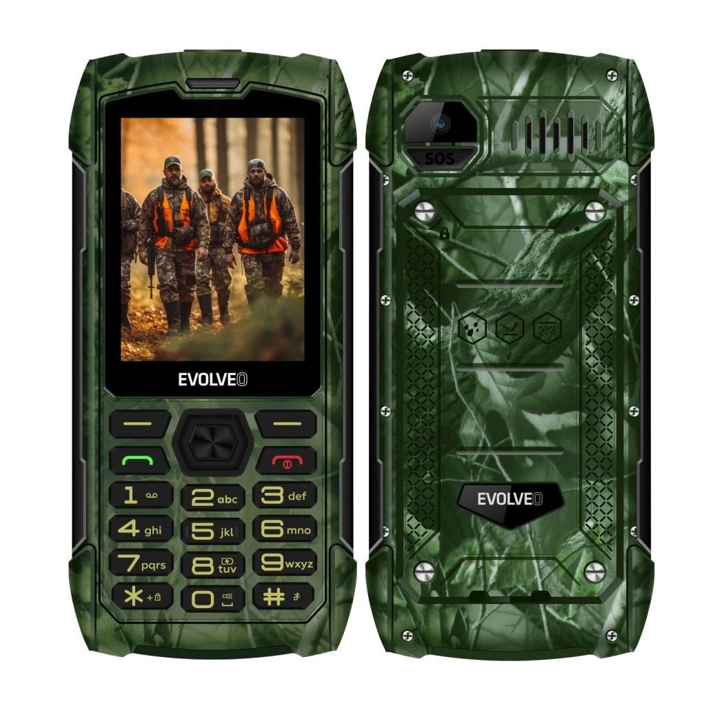 Mobiltelefon Evolveo Strongphone H1 DualSIM Hunting Camouflage